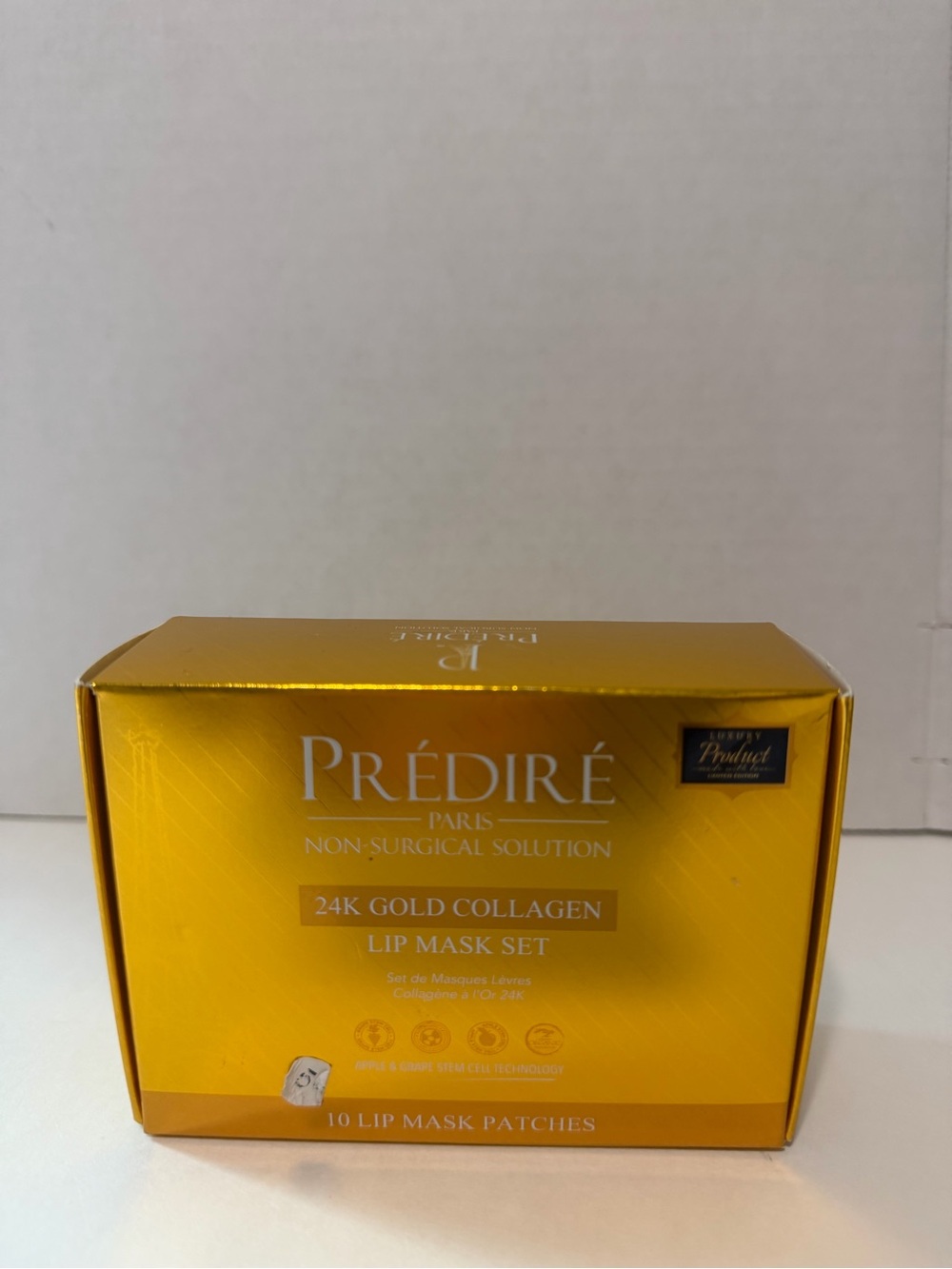 NWT Prédiré Paris 24K Gold Collagen Lip Mask Set 10 Patches Hydrating Treatment